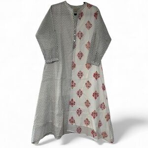 NEERUS PATTERNED COTTON KURTA OR MIDI DRESS